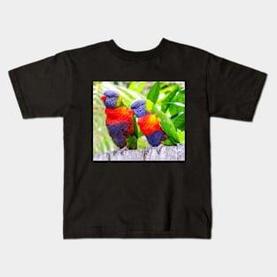 Rainbow Lorikeets Kids T-Shirt
